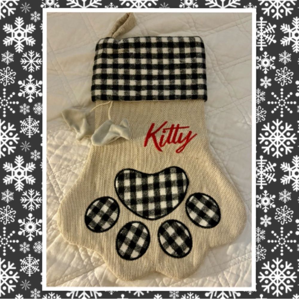 Kitty Holiday Stocking